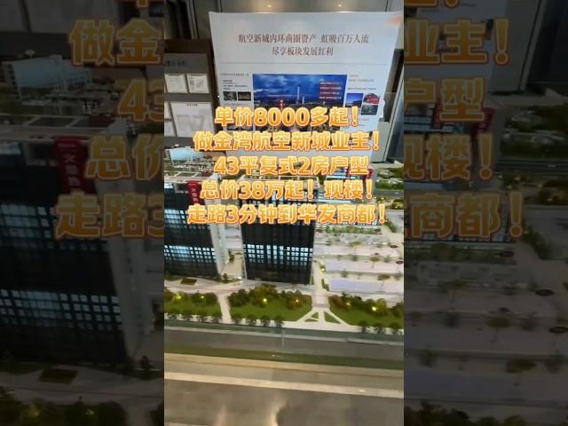 单价8000多起做金湾航空新城业主！复式2房户型总价38万起！ #珠海新房 #粵港澳大灣區