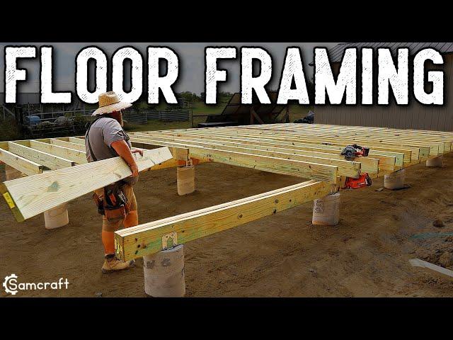 Start to Finish Floor Framing - 20x32 Workshop Build