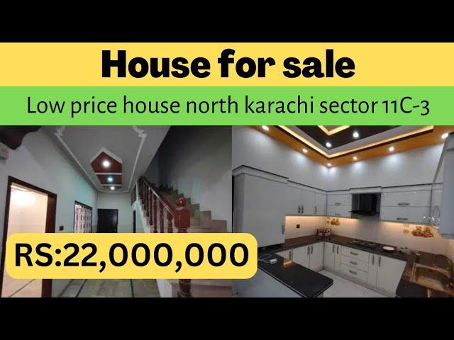 low price house for sale sector 11C north karachi sindh