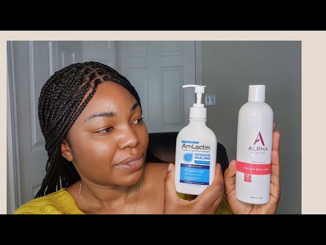 Battle of the Lotions: AMLACTIN vs. ALPHA Skincare | Honest Review & Showdown | Which Reigns Supreme