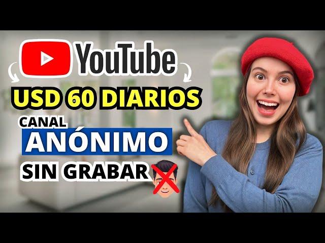 $60  DIARIOS - Gana dinero en internet Con YOUTUBE SIN GRABAR (5 pasos) Trabaja en línea desde casa