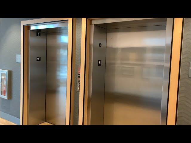 2020 ThyssenKrupp Evolution 100 MRL Traction Elevators at Hyatt House The Woodlands/Shenandoah