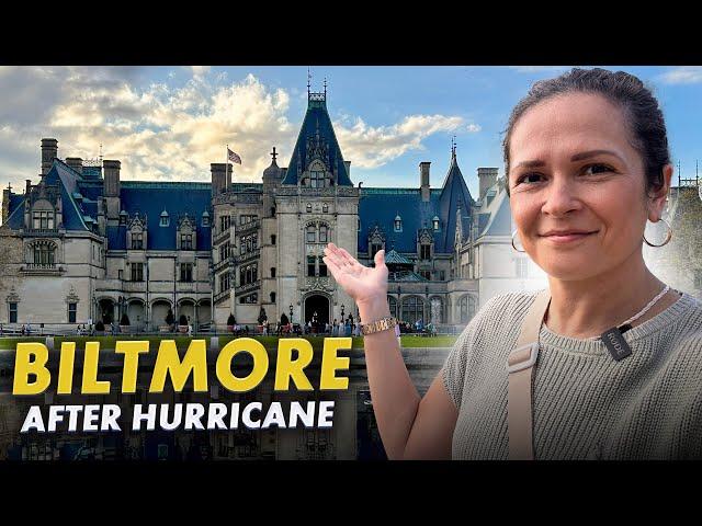 First Look at Biltmore Estate after hurricane Helene.