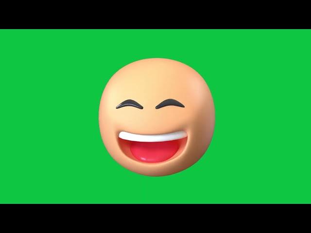 Emoji 3D collection green screen #greenscreen #chromakey #green