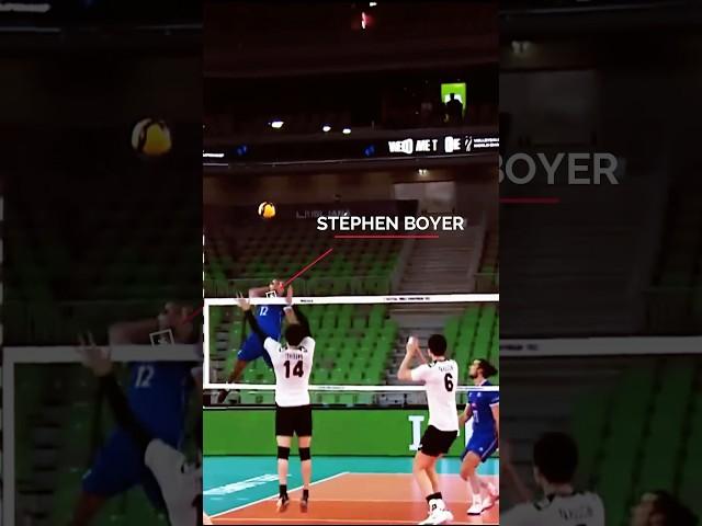 Machine spike by stephen boyer #bongchuyen #volleyball