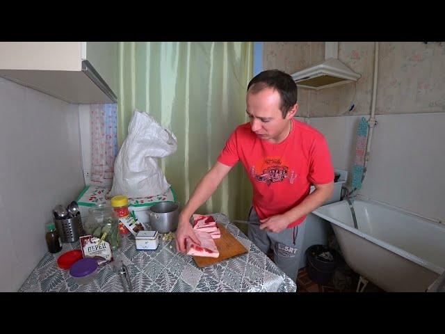 Бабушкин  Рецепт засолки сала! ПО Деревенски!
