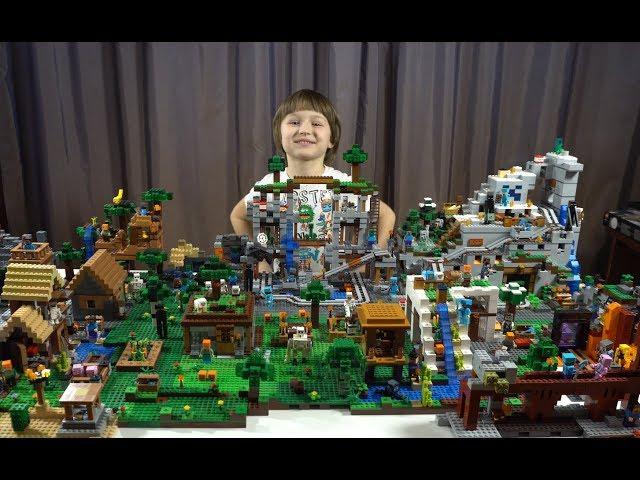 МИР МАЙНКРАФТ / MINECRAFT WORLD / САМОДЕЛКА LEGO / НУБИК МАРК