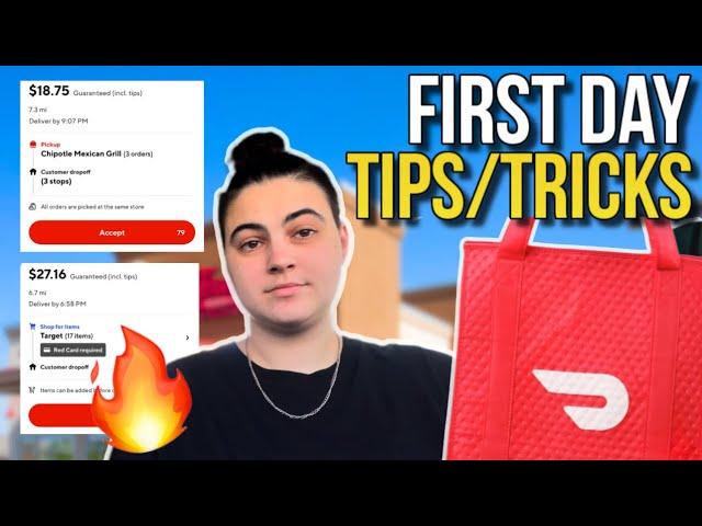 Doordash Driver FIRST DAY Tips/Tricks (2024)