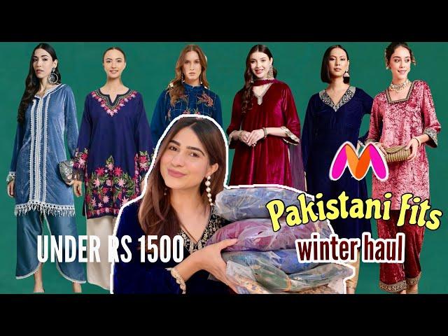 Pakistani Fit Winter Haul Under Rs 1500!! #myntrahaul #pakistanifashion