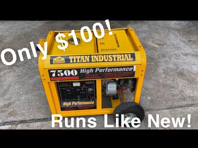 Titan Industrial 7500 Watt Generator Review/Walkaround