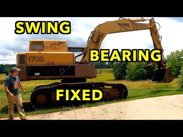 Excavator Repair: Swing Bearing, Injectors, Injection Pump, Oil Cooler.