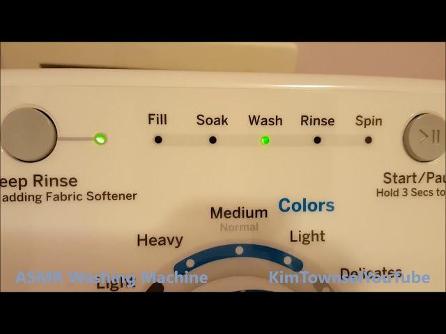 ASMR | Loud Washing Machine | Off-Balance Load | Best ASMR | Kim Townsel