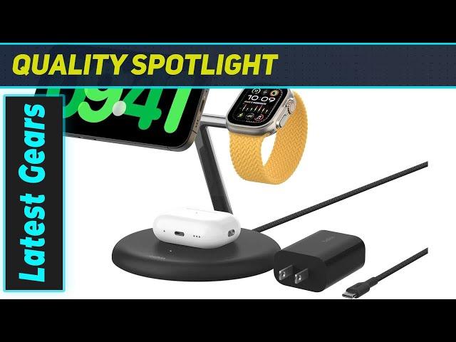 Best 3-in-1 Charger? Belkin MagSafe 15W Wireless Charging Stand