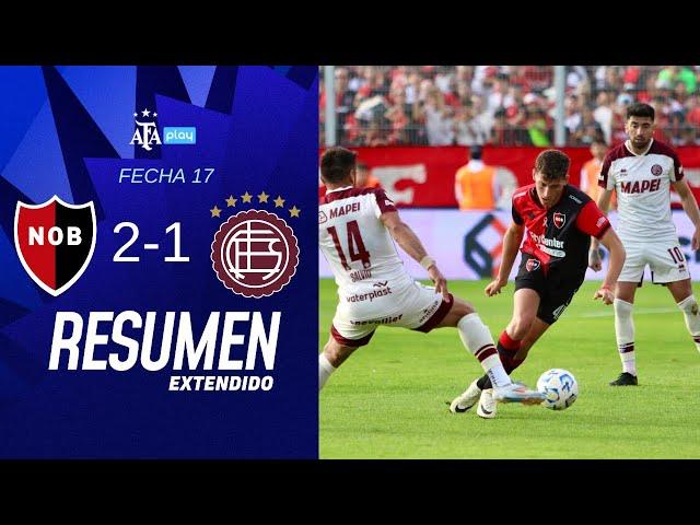 Newell's Old Boys 2-1 Lanus | Resumen Extendido | Fecha 17