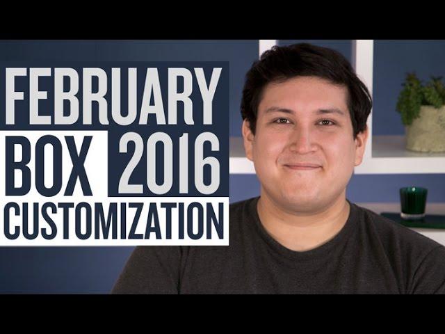 Birchbox Man February 2016 Box Customization Reveal