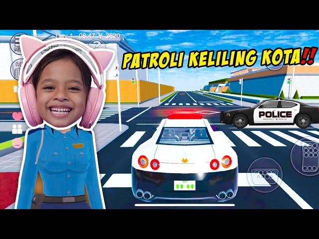 ALUNA JADI POLISI PATROLI KETEMU MAHLUK ANEH DI SAKURA SCHOOL SIMULATOR‼️