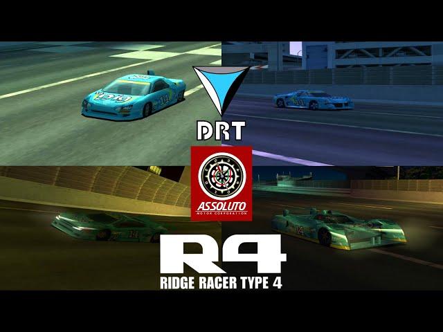 R4 Ridge Racer Type 4 - DRT (Dig Racing Team) Assoluto Grand Prix Longplay & Ending (No Commentary)