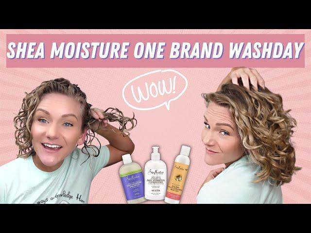 How To Get The Perfect Wavy Curly Hair With Shea Moisture!