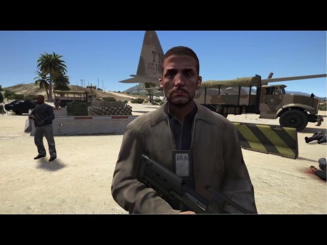 GTA 5 NPC Wars 176 - The Professionals vs IAA