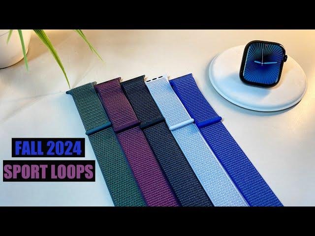 NEW Fall 2024 Sport Loops for Apple Watch Series 10 / AW Ultra 2 / SE Review [HandsOn] | ALL COLORS!