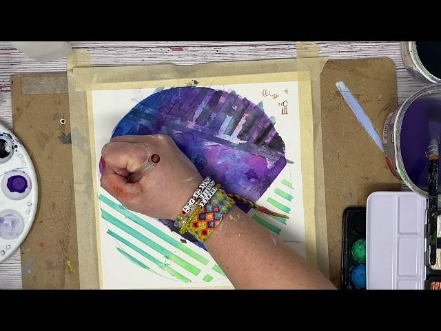 Watercolor Intuitive Painting 2