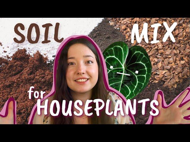 My simple SOIL MIX | Repotting indoor plants