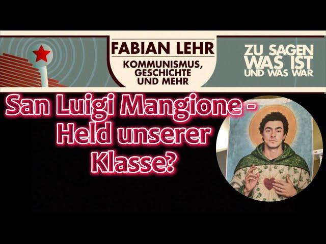 San Luigi Mangione - Held unserer Klasse?