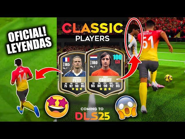  LEYENDAS CONFIRMADAS en DLS 25 | Johan Cruyff, Emmanuel Petit..