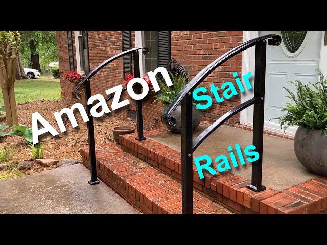 How to install adjustable stair rails from Amazon