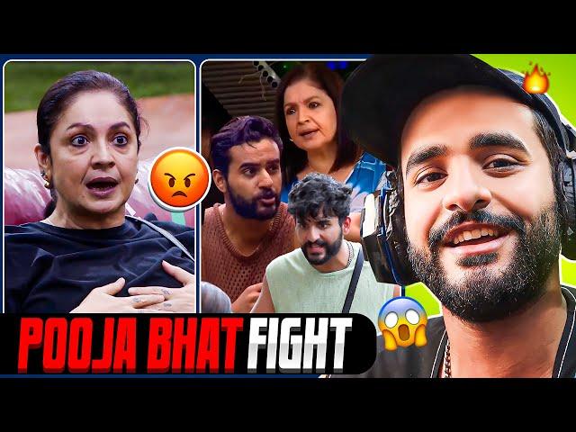 Reacting to POOJA BHAT VS ABHISHEK MALHAN FIGHTS