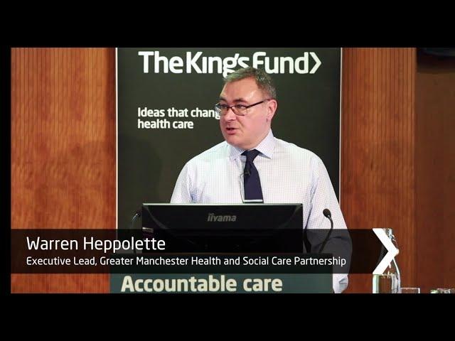 Warren Heppolette: Transforming health and care across Greater Manchester