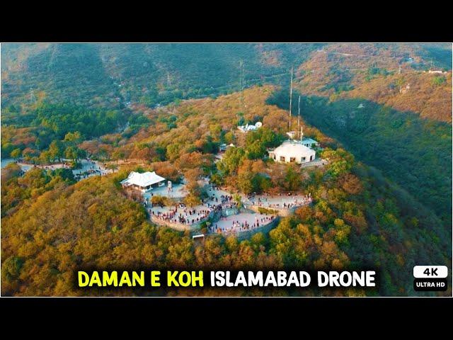 Daman e koh | Islamabad | Drone view | 4K