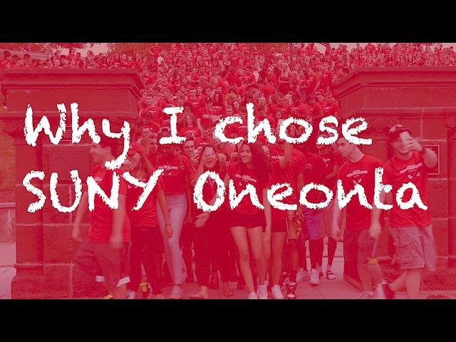 Why I chose SUNY Oneonta