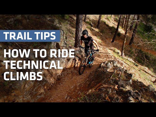 How To Ride Technical Climbs - Trail Tips with Nathan McComb - Ep1