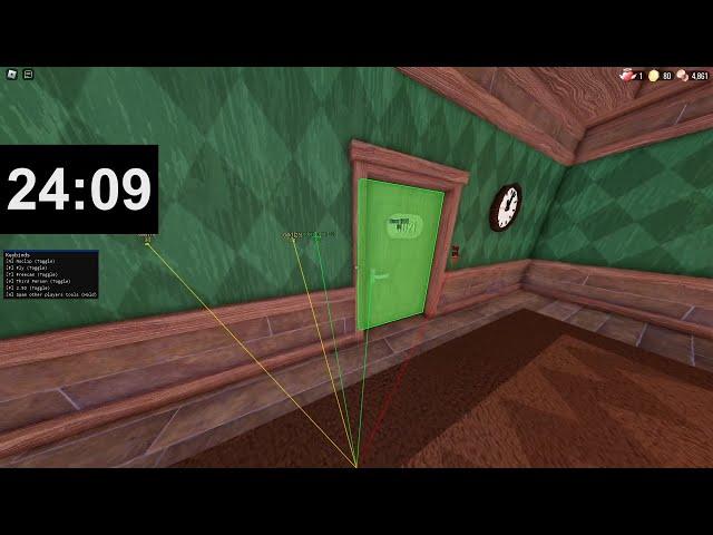 DOORS THE BACKDOOR + HOTEL + ROOMS WORLD RECORD SPEEDRUN NO CHEATS