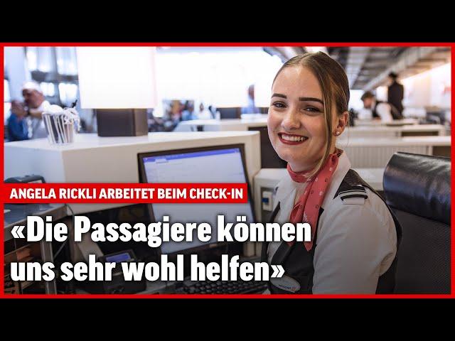 Angela Rickli arbeitet für Swissport am Check-in | Sommerserie Flughafen Zürich | Folge 2