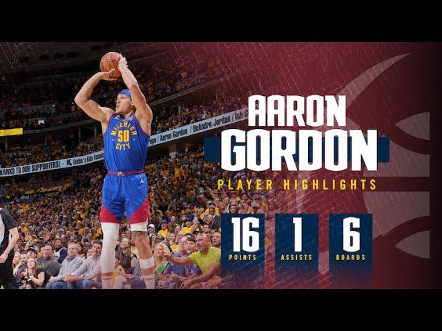 Aaron Gordon Dominates in Game 1 of NBA Finals Against Heat