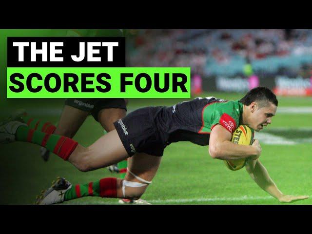 James Roberts scores four tries in a Preliminary Final for the South Sydney Rabbitohs!