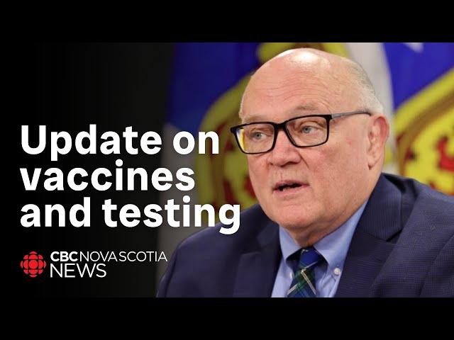 Nova Scotia's top doctor gives fall 2024 update on COVID-19, vaccines and testing