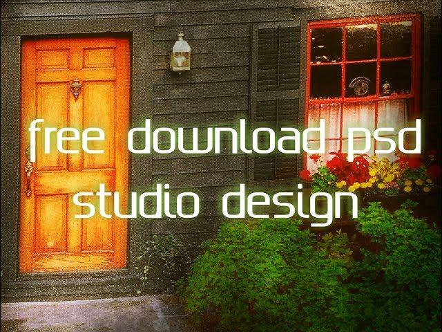 Free Download PSD Studio Background Design Photoshop Templates