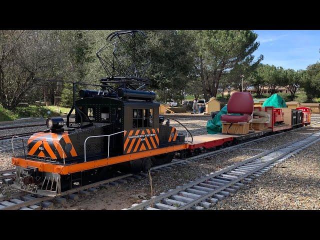 4K BACKYARD RAILROAD Bittercreek and Western presidents weekend steam up