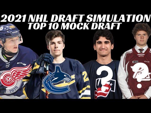 2021 NHL Draft Lottery Simulation + 2021 NHL Mock Draft
