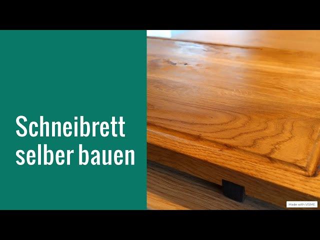 End Grain Cutting Board / Schneidbrett Kopfholz - Mauer / the wall - DIY - Helmchen