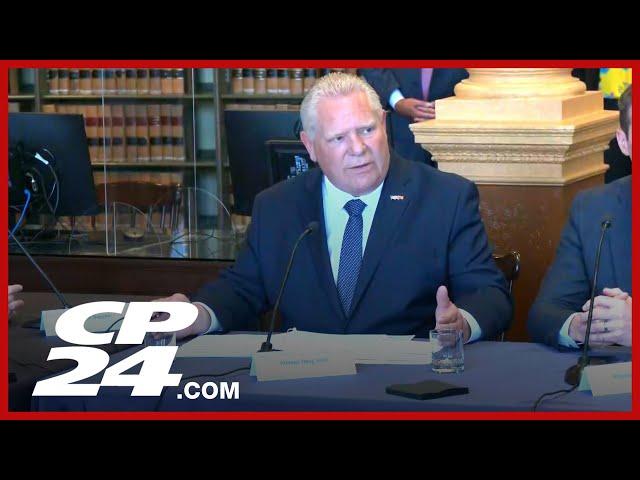Premier Doug Ford meets with U.S. Governors to boost cross-border ties