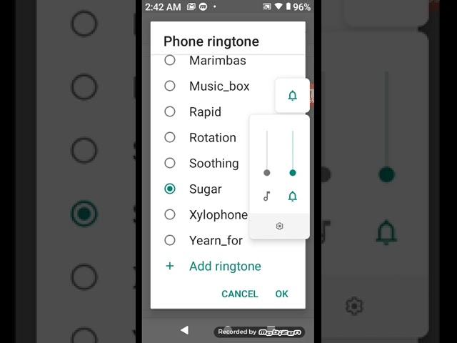 Cricket stock ringtone, indication and alarm sounds