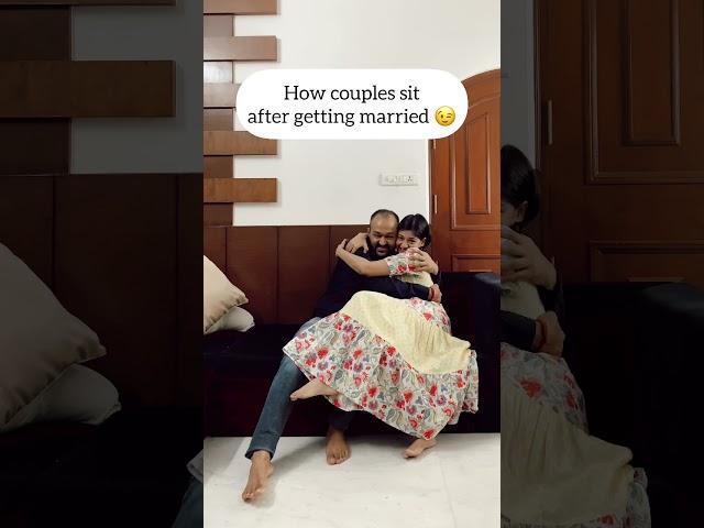 How couples sit before getting married!