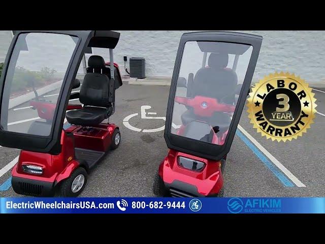 Afikim C4 vs S4: All-Terrain Scooters with Hard Top Canopy – Which One Wins?