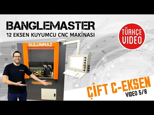 BULUNMAZ B12: CNC Bilezik Makinasında Çift C-EKSEN kafa (5/8) (#BulunmazCNCMakina)