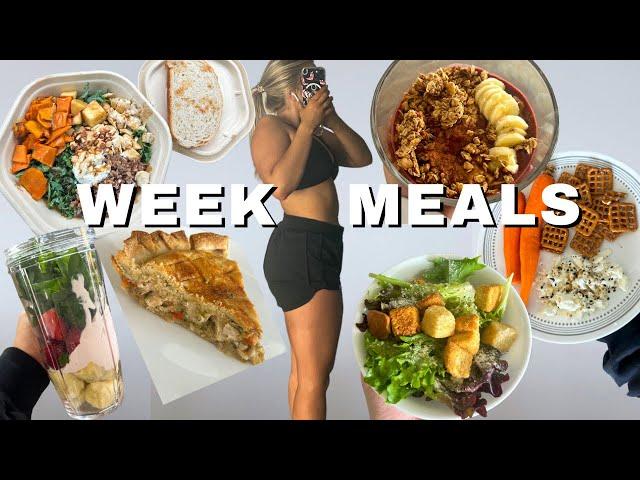 What I Eat In A WEEK: healthy, balanced, realistic & high protein!