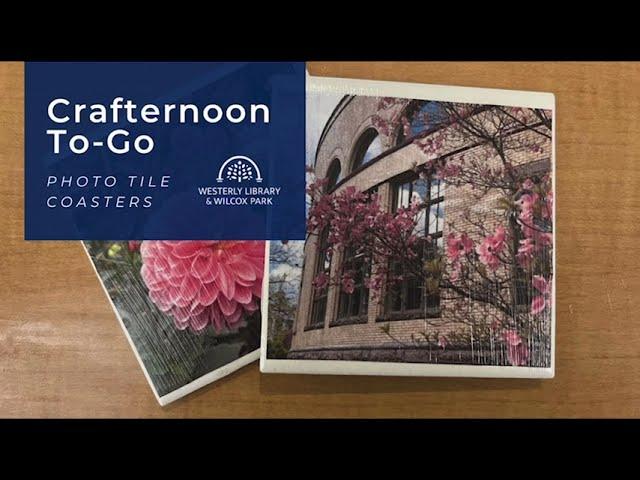 Crafternoon To-Go | Photo Tile Coasters